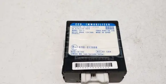 Toyota Corolla Verso E121 Immobilizer control unit/module 8978013020 626216000