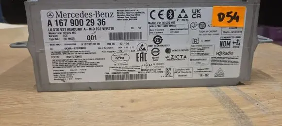 Mercedes-Benz GLE W167 Radio/CD/DVD/GPS head unit A1679002936