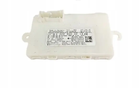 Mercedes-Benz C W205 Keyless (KESSY) go control unit/module A2229004213