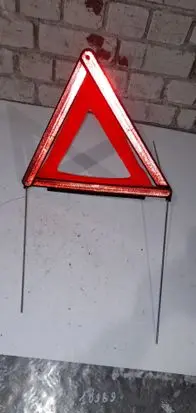 Emergency warning sign