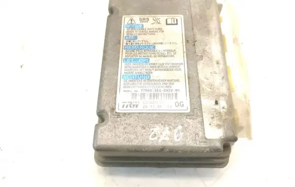Honda Accord Airbag control unit/module 77960SEGG822M1