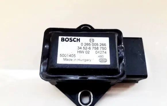 BMW 5 E60 E61 ESP acceleration yaw rate sensor 34526758750 0265005266