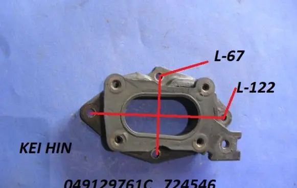 Volkswagen Santana Carburettor/Mono Injection Pad 049129761C 724546