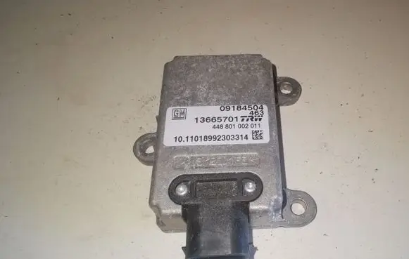 Opel Vectra C ESP acceleration yaw rate sensor 09184504 13665701