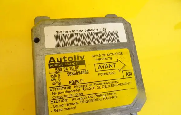 Peugeot 206 Airbag control unit/module 550541500