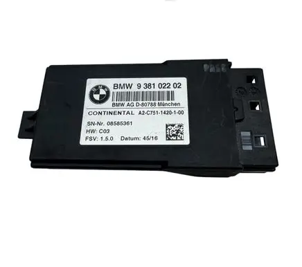 BMW 7 G11 G12 Seat control module 938102202
