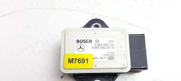 Mercedes-Benz E W212 ESP acceleration yaw rate sensor A0055422618 M7691