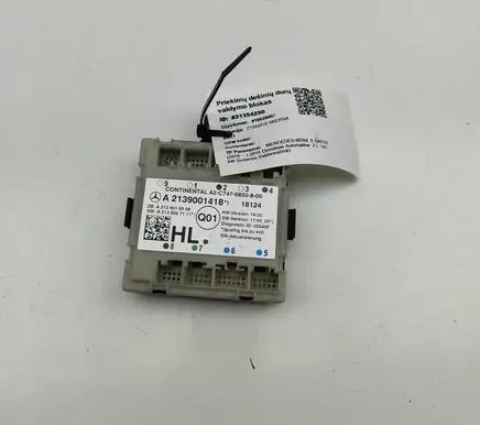 Mercedes-Benz E W213 Door control unit/module A2139001418 A2139027111