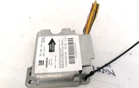 Opel Zafira A Airbag control unit/module 90582536DG 5WK4190