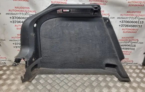 Audi A3 S3 8P Trunk/boot lower side trim panel 8P3863879