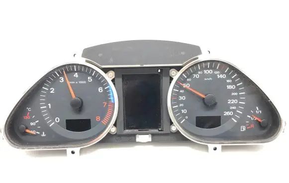 Audi A6 S6 C6 4F Speedometer (instrument cluster) 4F0920900M 4F0910900A 503000730106