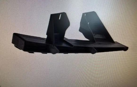 Audi Q7 4L Front bumper mounting bracket 4L0807333A 4L0807333AE