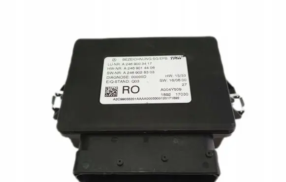 Mercedes-Benz B W246 W242 Hand brake control module A2469003417