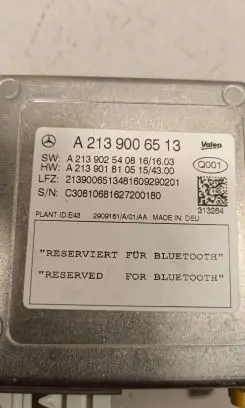 Mercedes-Benz E W213 Camera control unit module A2139006513 A213901810515
