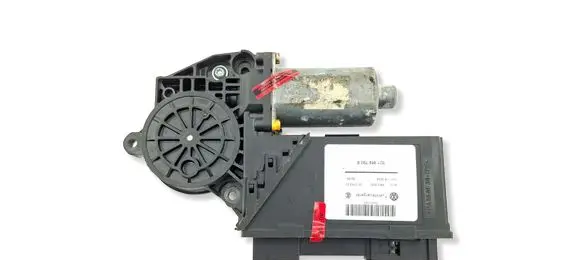 Volkswagen Touareg I Front door window regulator motor 3D1959793B 0130821764