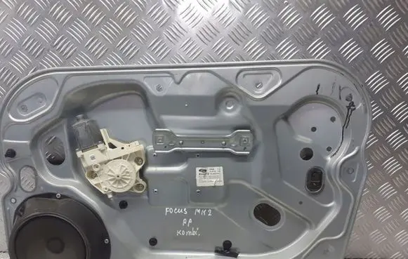 Ford Focus Front door window regulator with motor 4M5T-14553