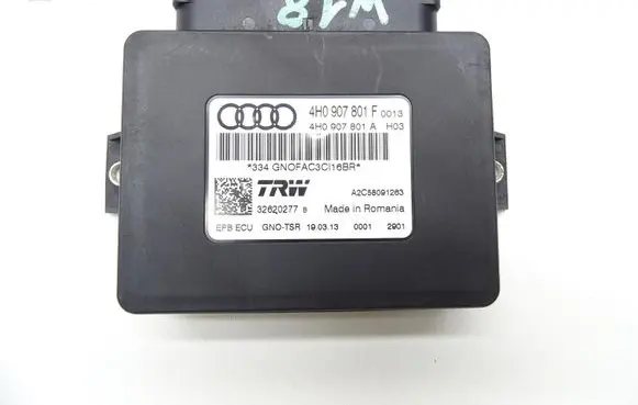 Audi A6 S6 C7 4G Hand brake control module 4H0907801F