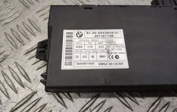 BMW 5 E60 E61 CAS control unit/module 694383401 2071971768
