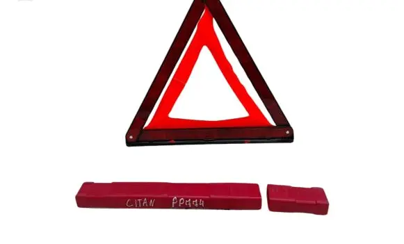 Emergency warning sign