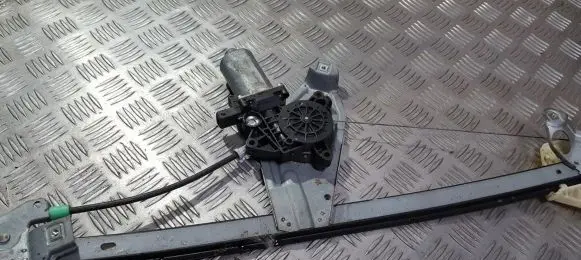 Sliding door window regulator with motor