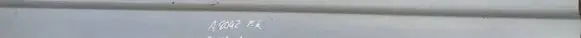 Front door glass trim molding
