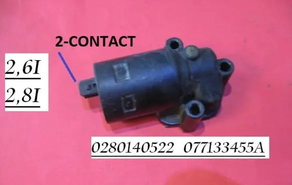 Audi A4 S4 B5 8D Idle control valve (regulator) 0280140522 077133455A