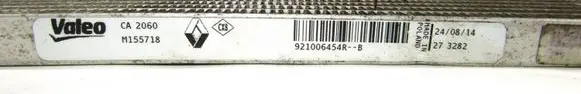 Dacia Duster A/C cooling radiator (condenser) 921006454R