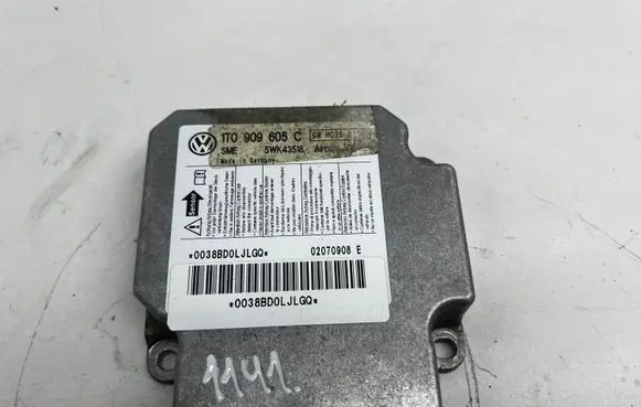 Volkswagen Touran I Airbag control unit/module 1T0909605C 5WK43518 09H025S1500