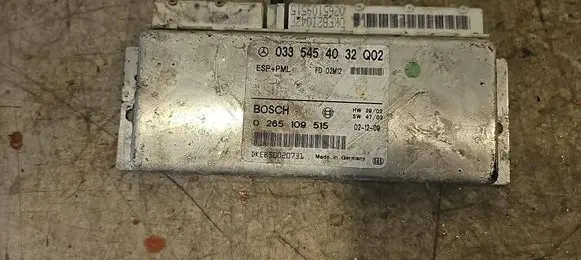 Mercedes-Benz E W211 ESP (stability system) control unit 0335454032 0265109515 DKEB50020731