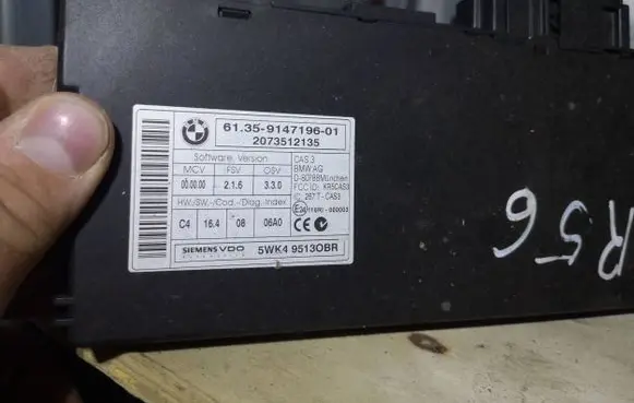 BMW 1 E81 E87 CAS control unit/module 5WK495130BR 2073512135 9147196
