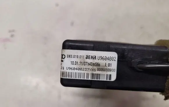 Audi A4 S4 B8 8K Electric cabin heater radiator 8K0819011