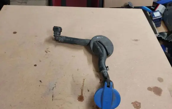 KIA Stinger Window washer liquid tank fill tube 