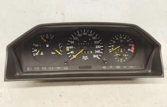 Mercedes-Benz E W124 Speedometer (instrument cluster) 1245429069 1244402347 1245420616