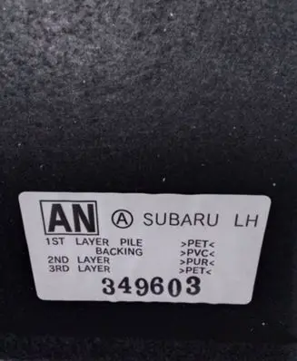 Subaru Outback (BT) Other trunk/boot trim element 349603
