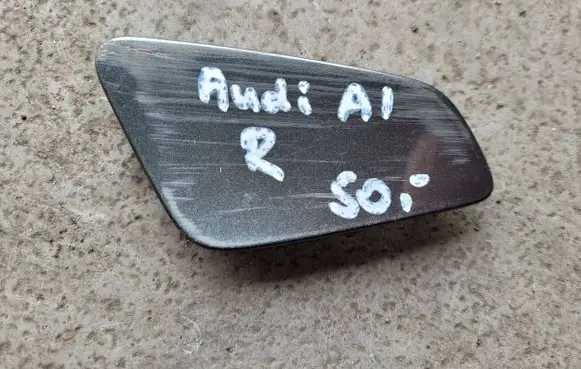 Audi A1 Rear bumper row hook cap/cover 8X0807754
