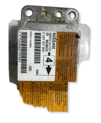 Nissan Note (E11) Airbag control unit/module 988209U10A 0285001909 901066075