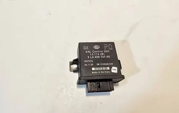Opel Astra H Xenon control unit/module 13110381 0837596 5LA00876700