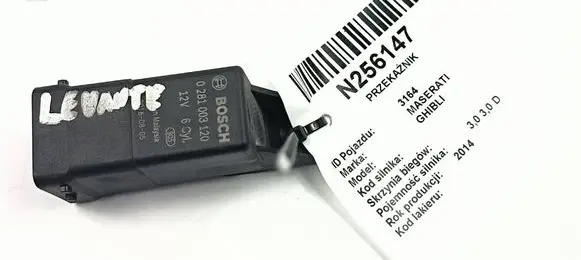 Glow plug pre-heat relay