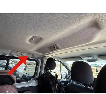 Opel Vivaro Headlining roof cover 93450095 SP7661 849G86586