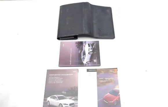 Jaguar XE Owners service history hand book 