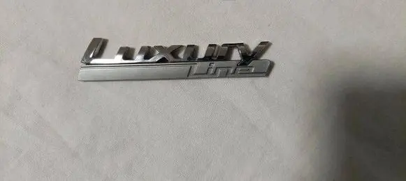 BMW 5 G30 G31 G38 Fender model badge letters LUXURY LUXURYLINE