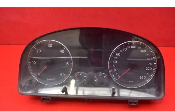 Volkswagen Touran I Speedometer (instrument cluster) 1T0920860A
