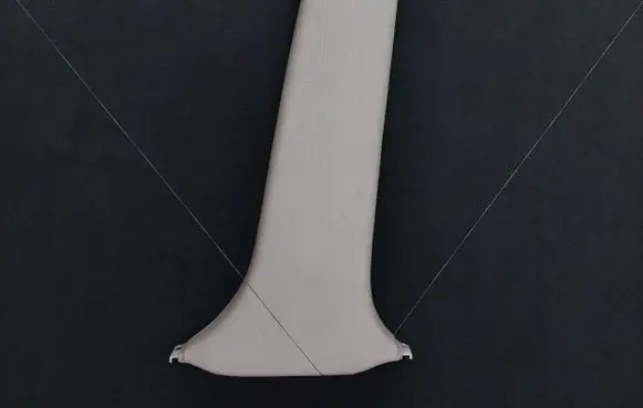 Lexus GS 300 400 430 (B) pillar trim (bottom) 6241330190