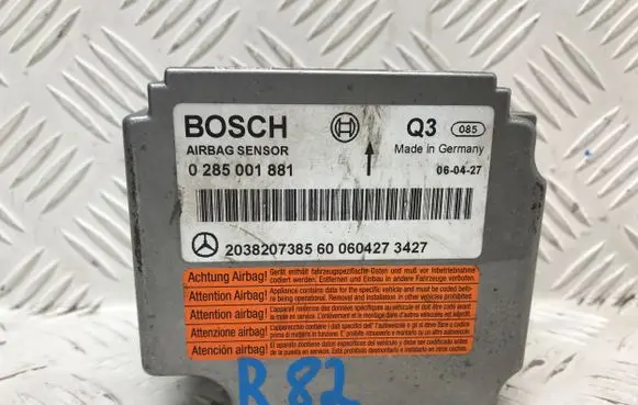 Mercedes-Benz CLK A209 C209 Airbag control unit/module 2038207385