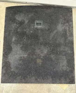Volkswagen PASSAT CC Trunk/boot floor carpet liner 3C9863 CZBL1