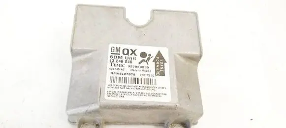 Opel Zafira B Airbag control unit/module 13246046