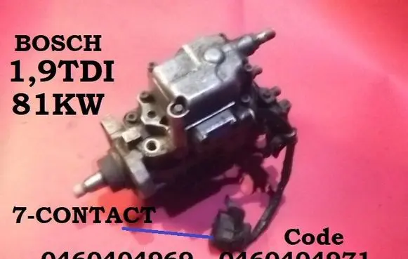 Volkswagen Golf III Fuel injection high pressure pump 0460404969 0460404971