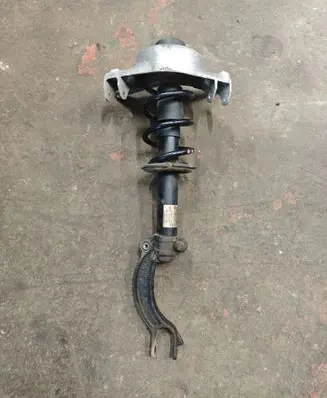 Front shock absorber with coil spring