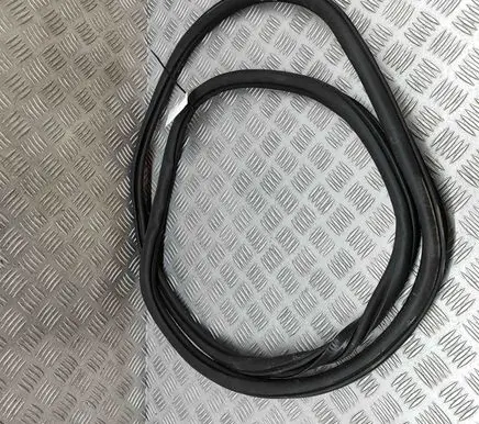 Rubber seal rear door