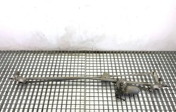 Front wiper linkage and motor